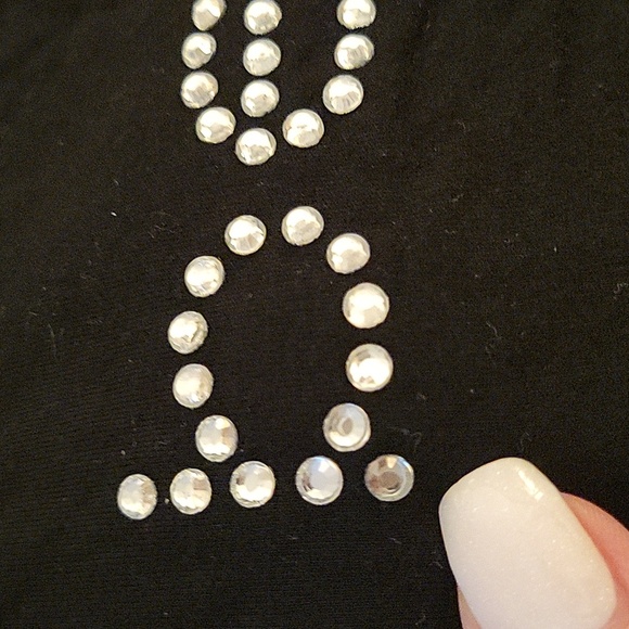 Bebe Rhinestone Logo Tee - Picture 3 of 9